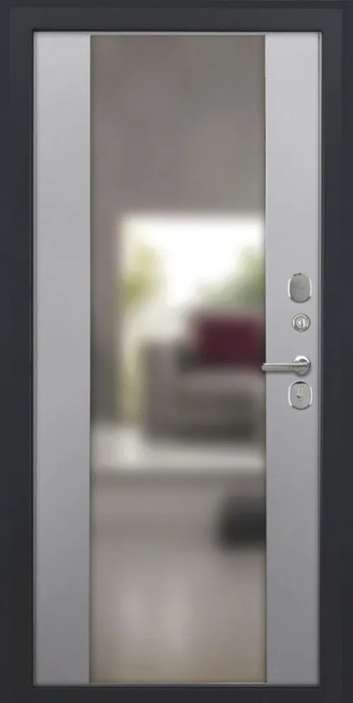 Товар Дверь ДвериПРО Модель L-47 Алиса (16мм, ПВХ софт грей, зеркало) DPRO195333